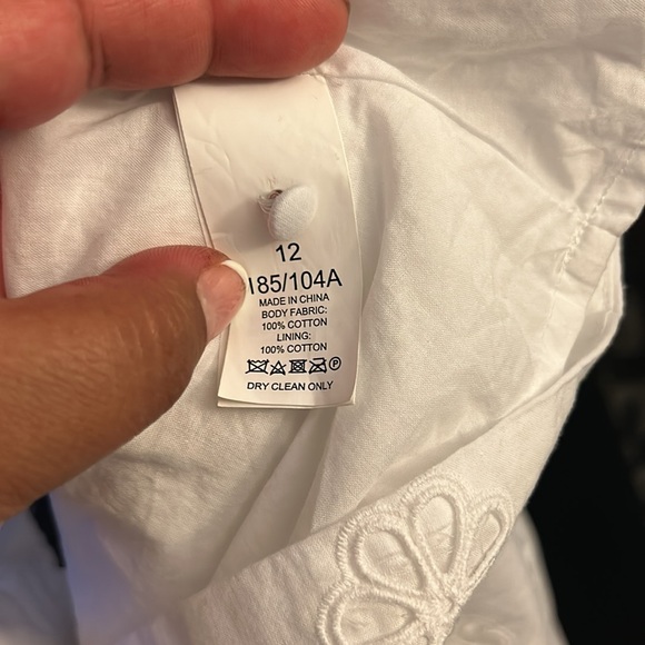 Kate Spade Spade Cover Eyelet Mini Dress White - Picture 13 of 15